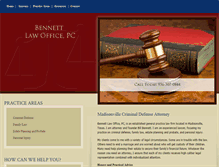 Tablet Screenshot of billbennettlaw.com